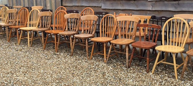 Vintage Mix & Match Farmhouse Chairs
