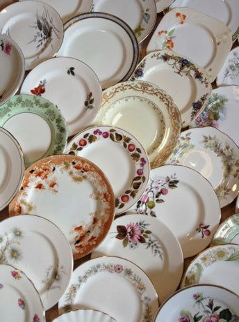 Vintage Mismatched Job Lot of 10 Side / Tea Plates