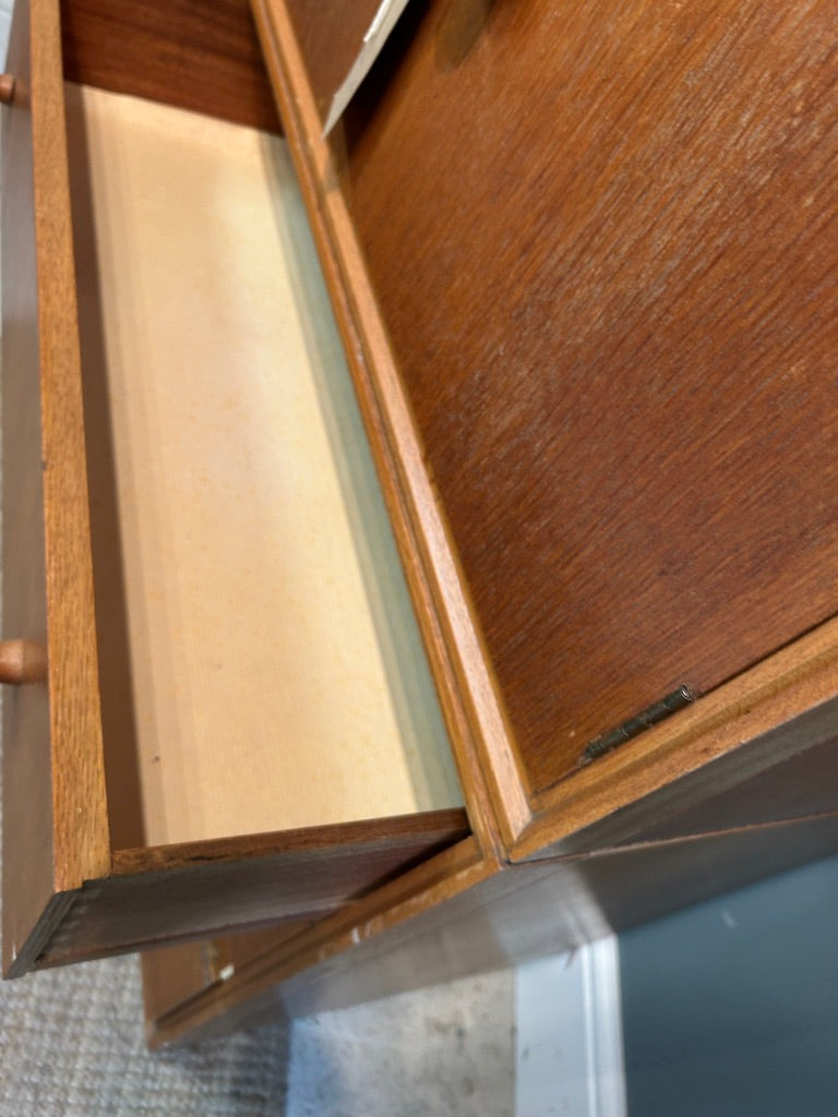 Retro mid century Tall Boy cupboard - project