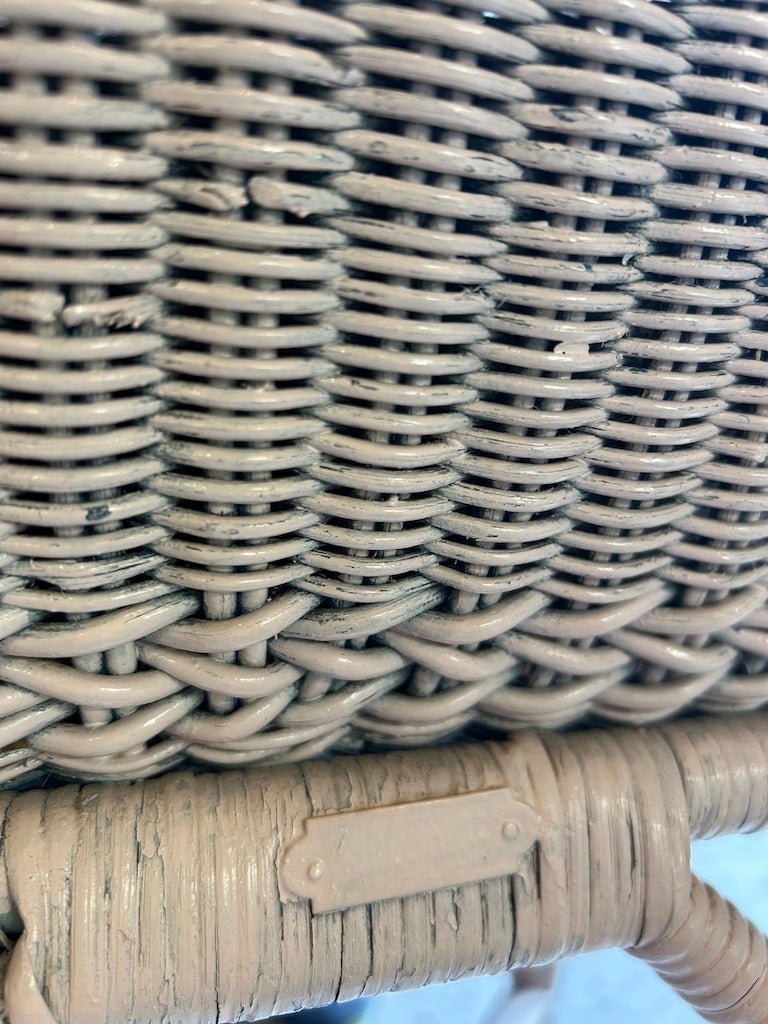 Vintage Lloyd Loom Wicker Chair