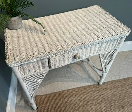 Vintage Wicker Dressing Table