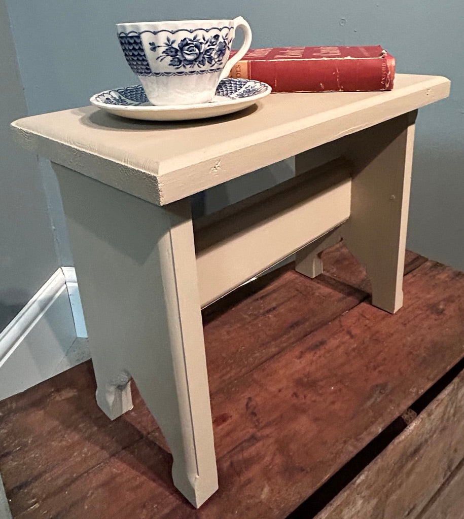 Painted Pine Stool