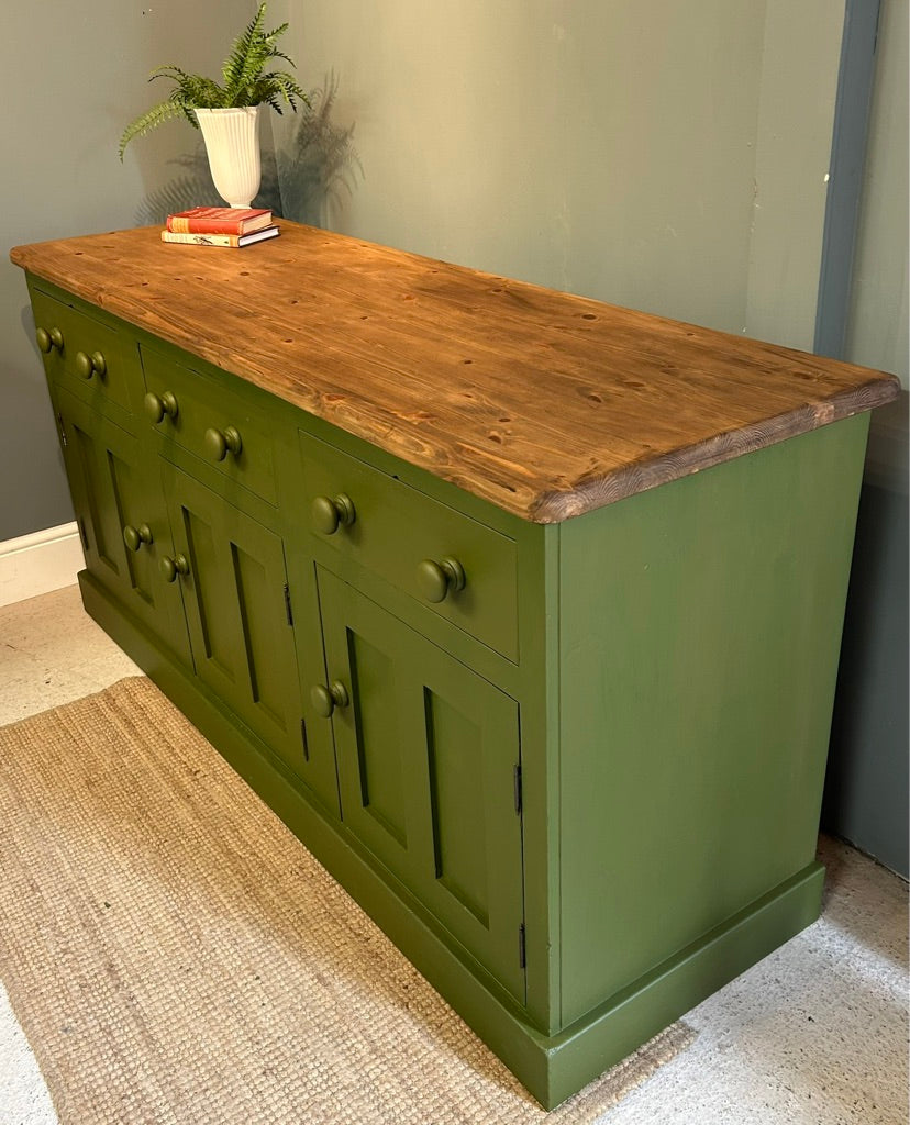 Large Vintage Painted Sideboard - Frenchic Constance Moss