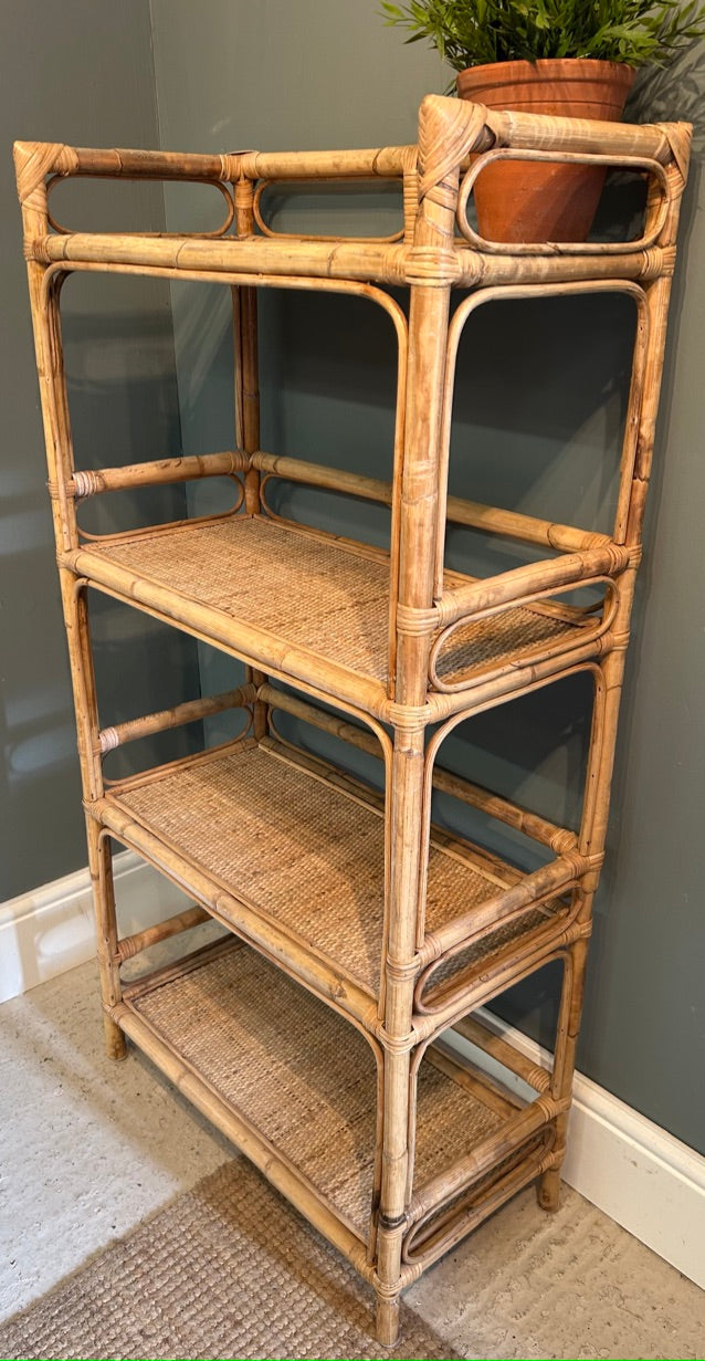 Vintage Bamboo Shelves
