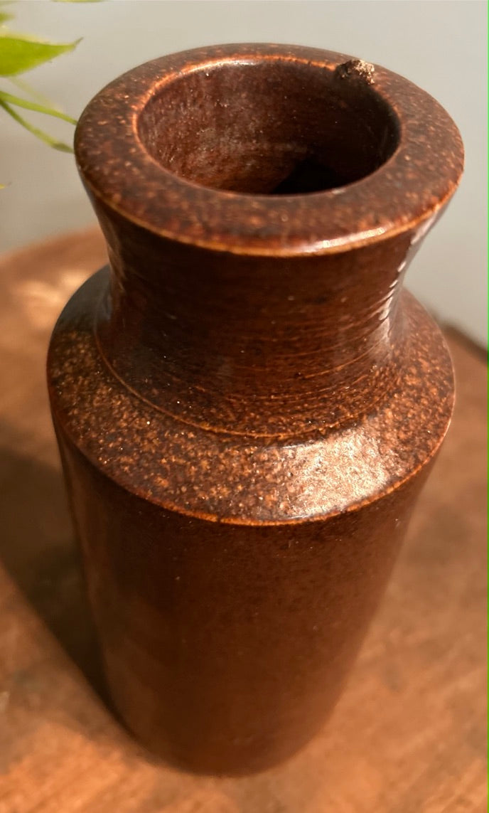 Vintage Stone ware Jar - Antique Vessel