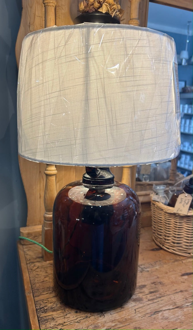 Vintage Somerset Cider Bottle Lamp