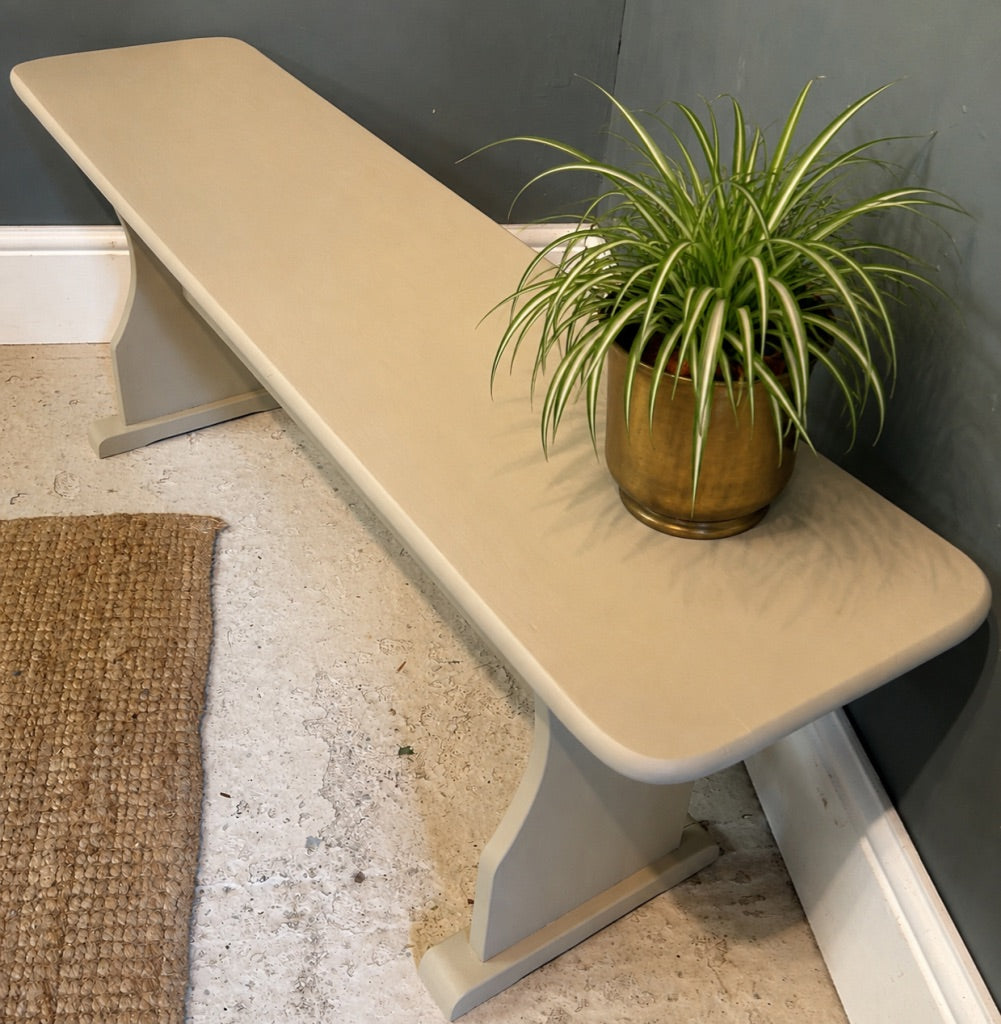 Rustic Pine Painted Bench