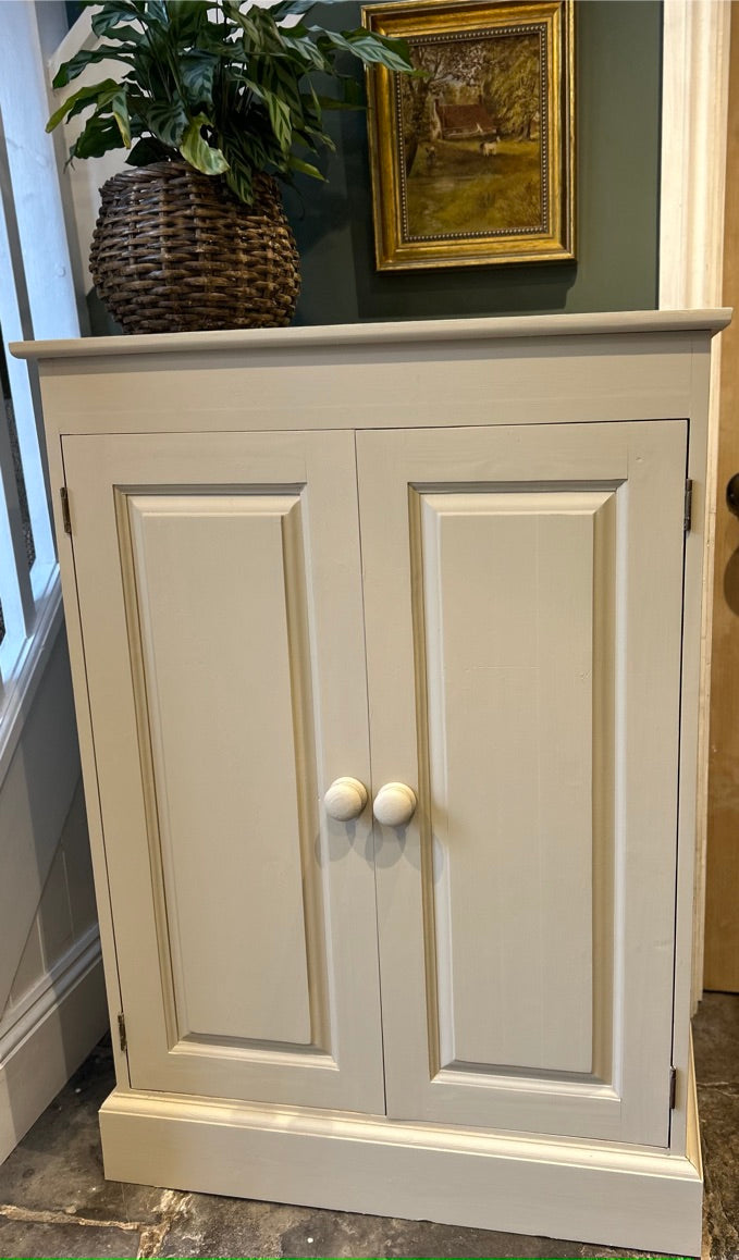 Painted Pine Cupboard with Shelving