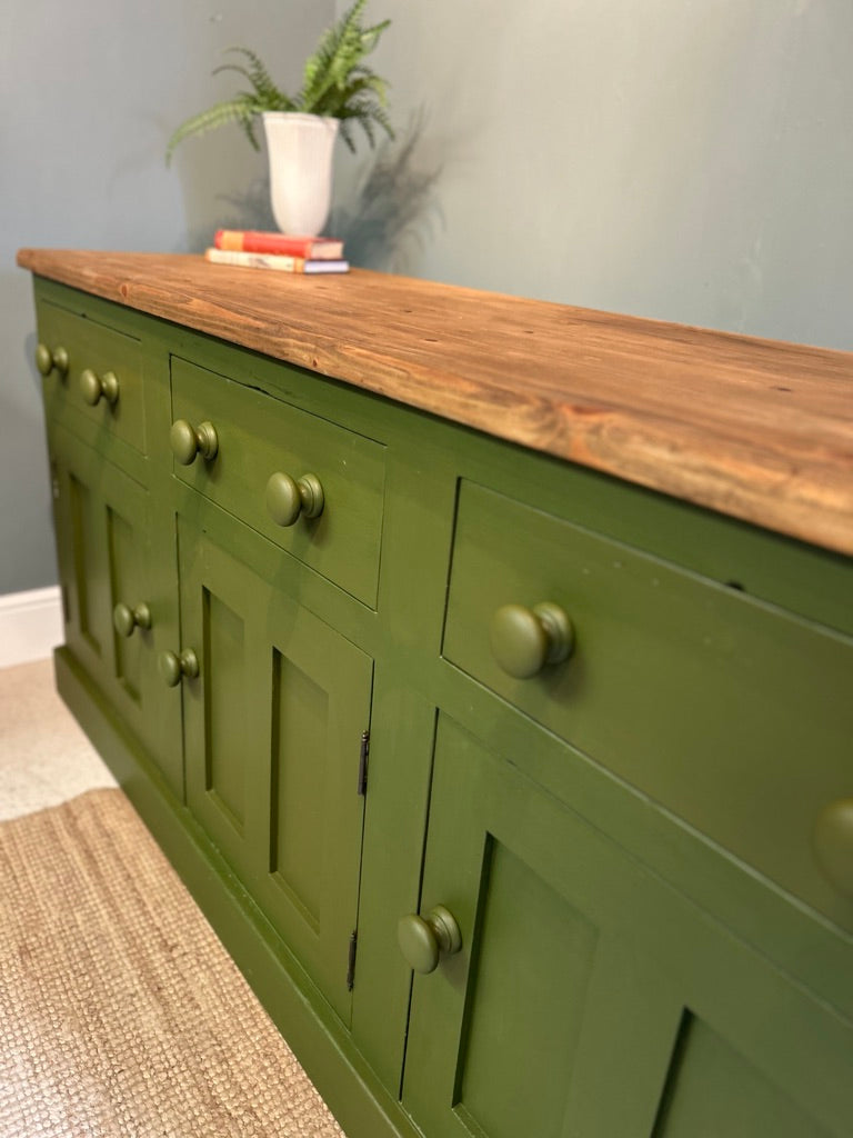 Large Vintage Painted Sideboard - Frenchic Constance Moss