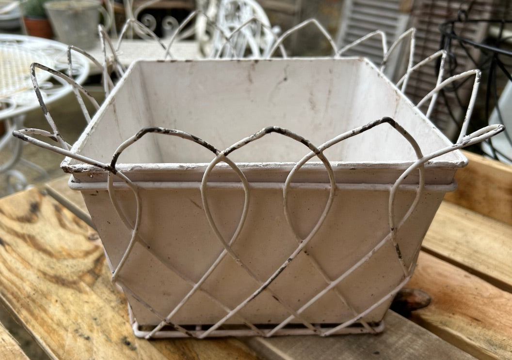 Vintage Wire Work Planter