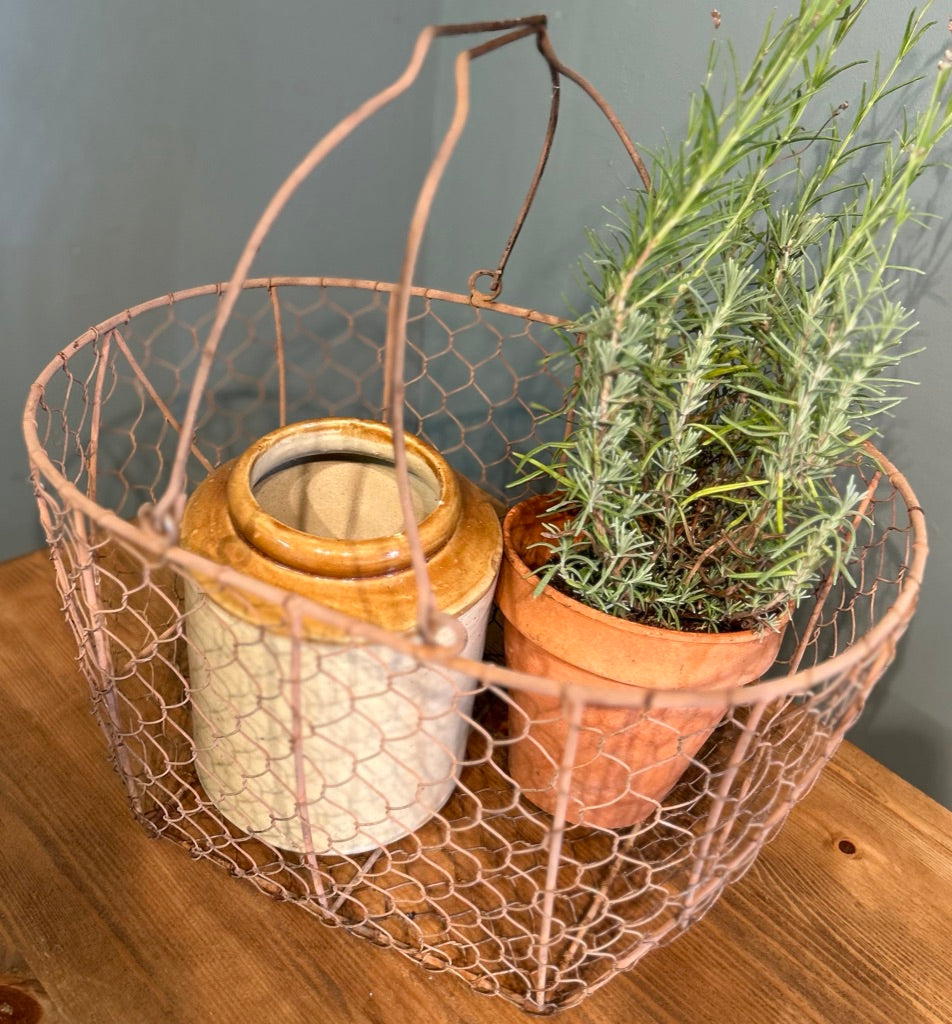 Vintage Wire Basket