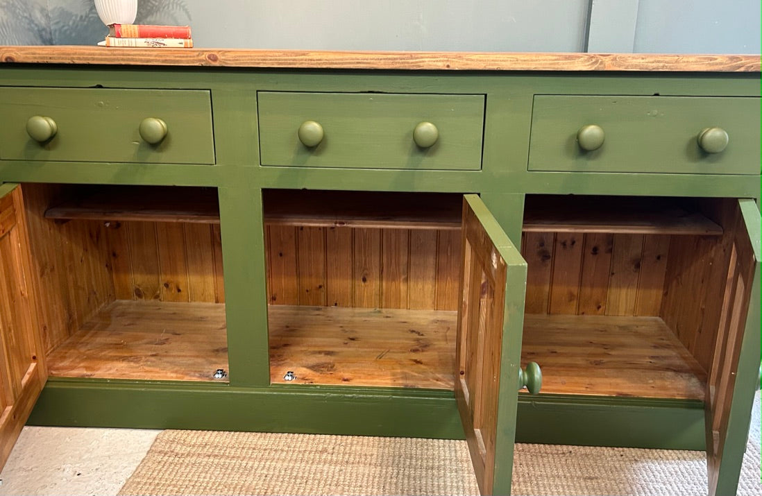 Large Vintage Painted Sideboard - Frenchic Constance Moss