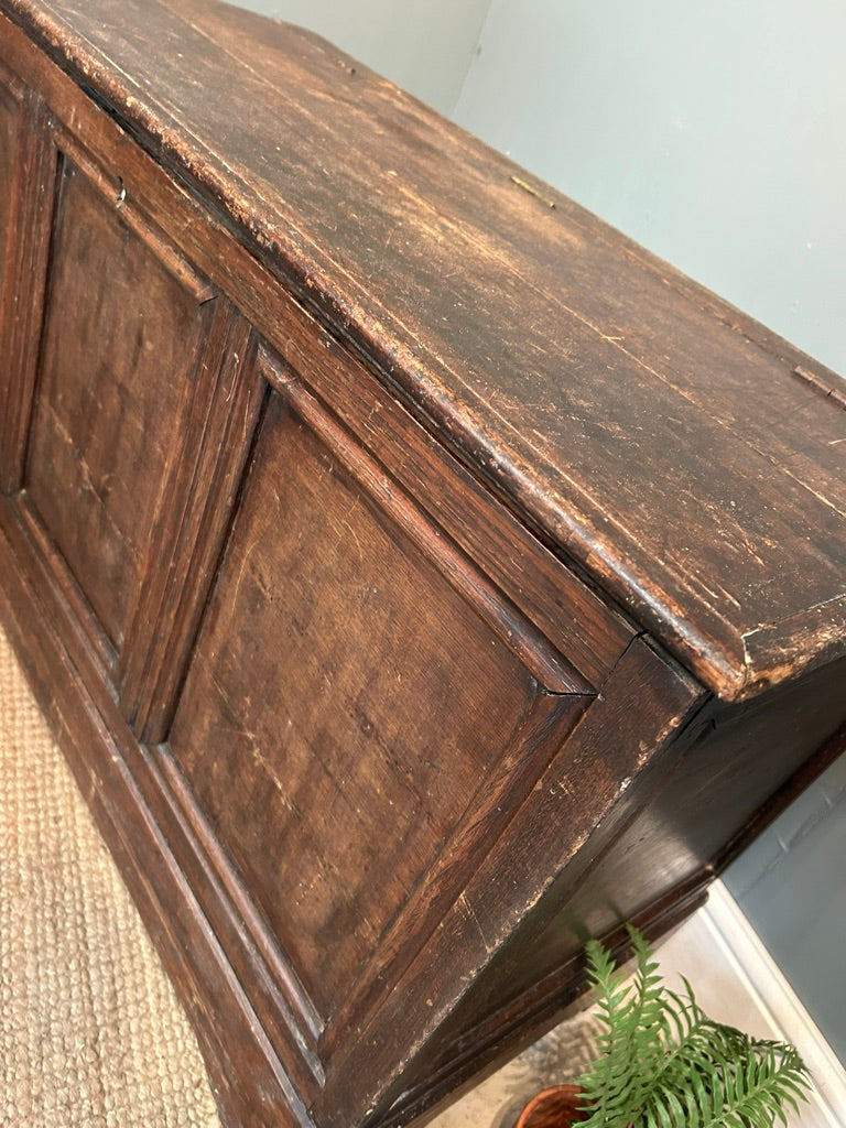 19th Century Antique Oak Coffer