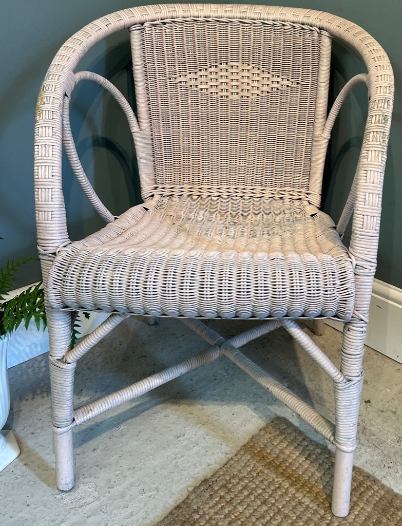 Vintage Lloyd Loom Wicker Chair