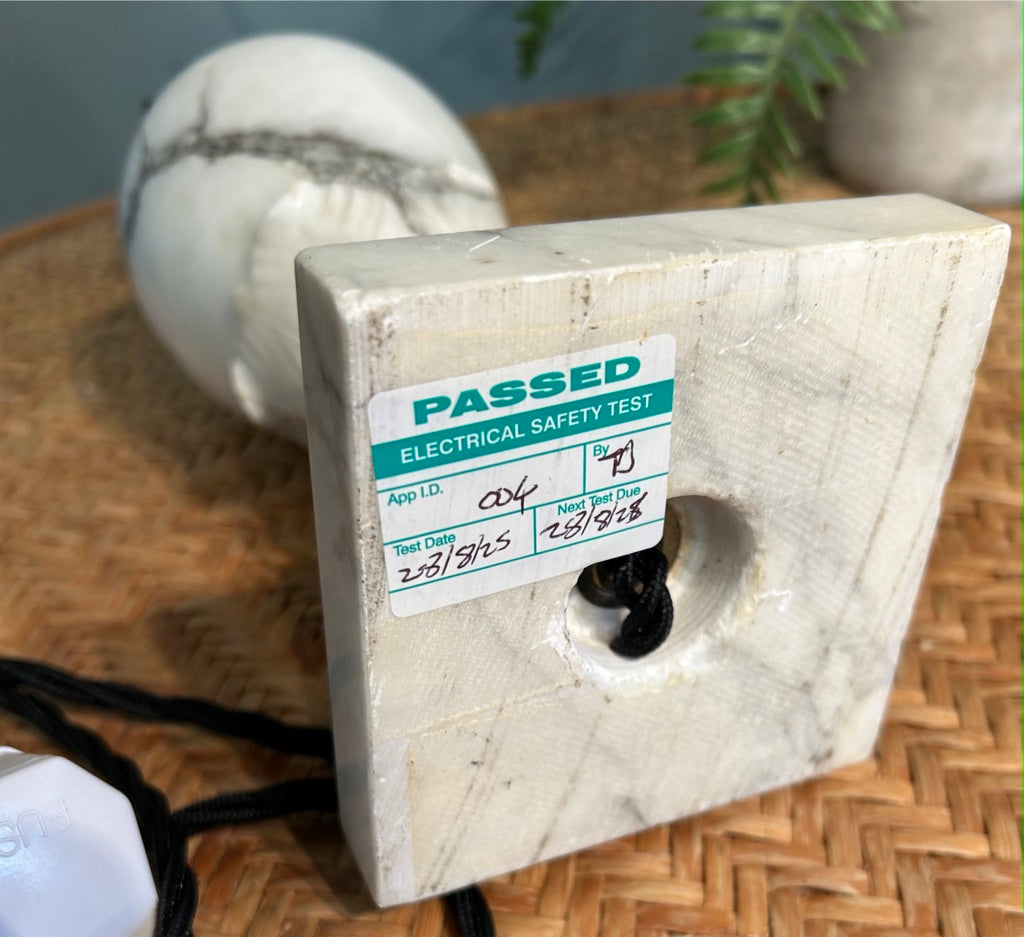 Vintage Mable Lamp Base with Brass Fittings