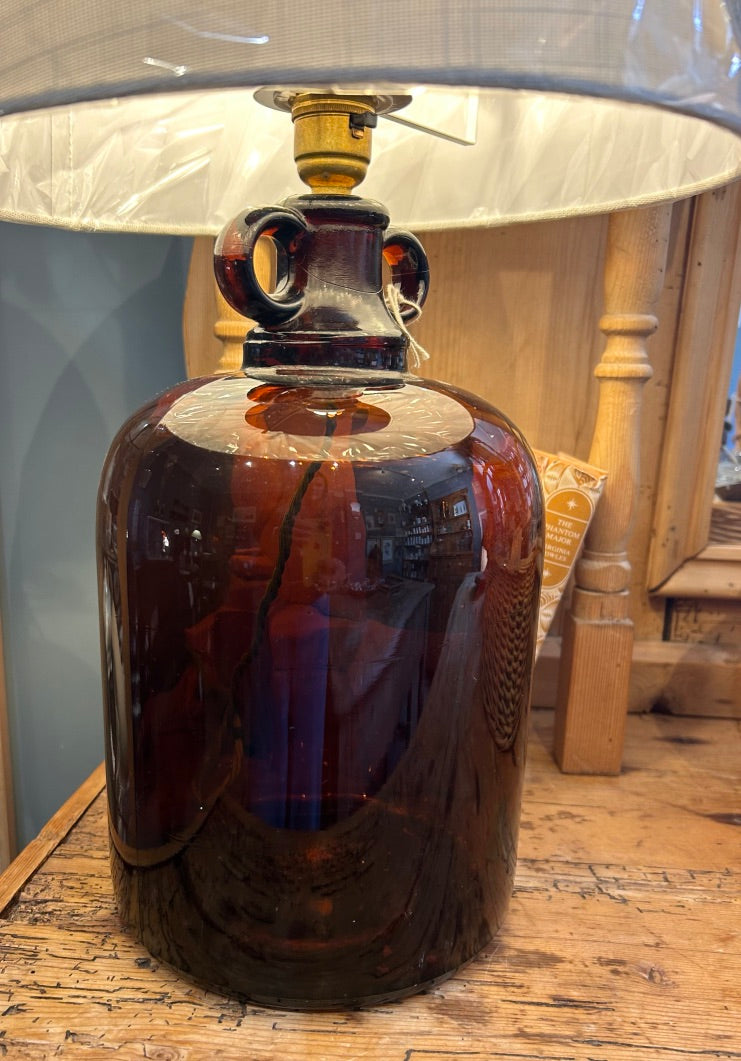 Vintage Somerset Cider Bottle Lamp