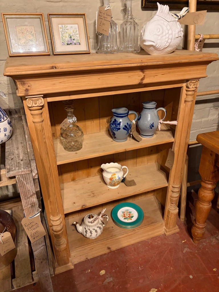 Antique Pine Bookcase