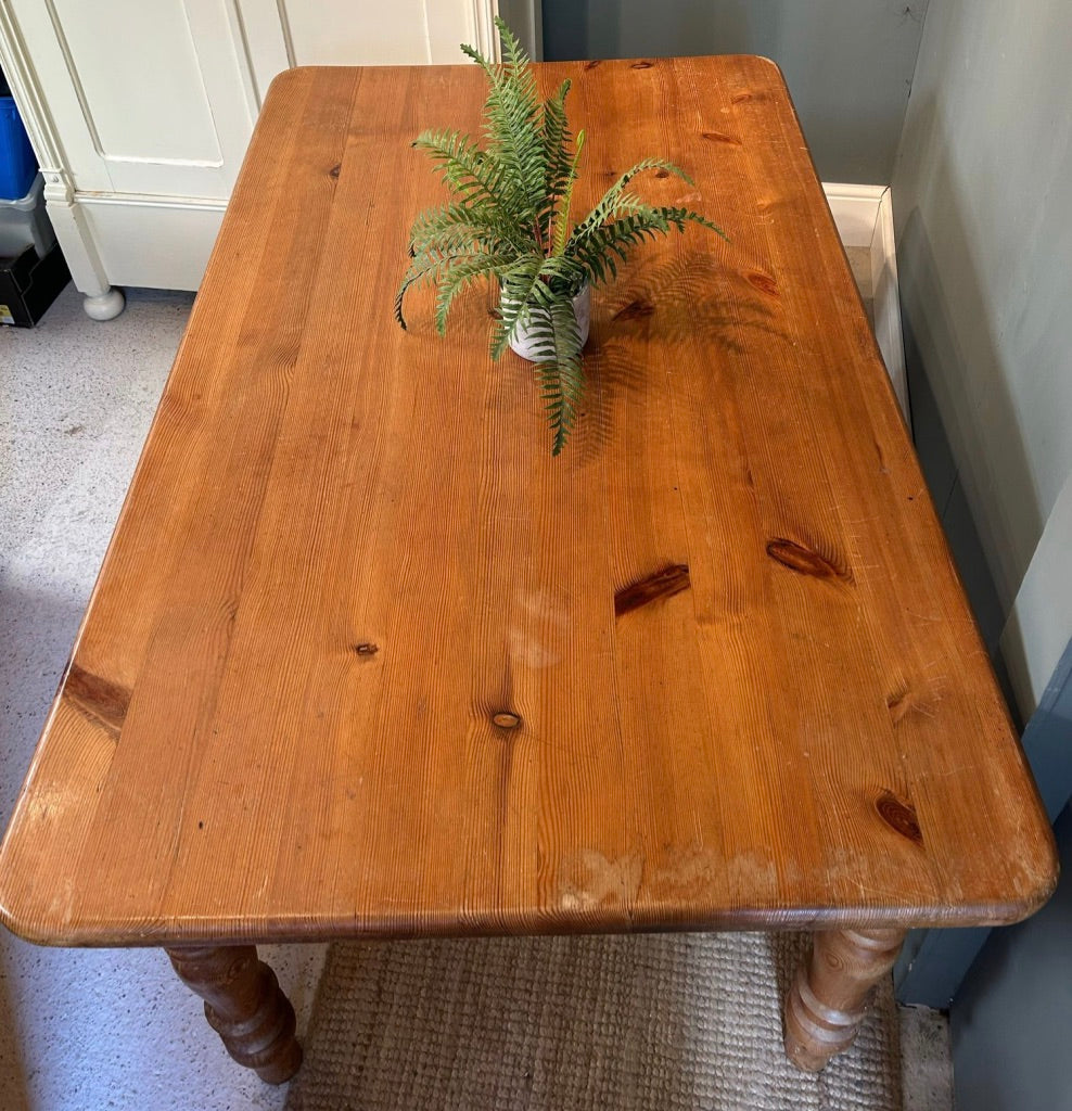 Small Pine Farmhouse Table