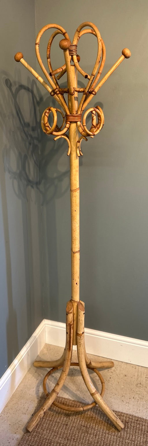 Vintage Bamboo Hat/ Coat Stand