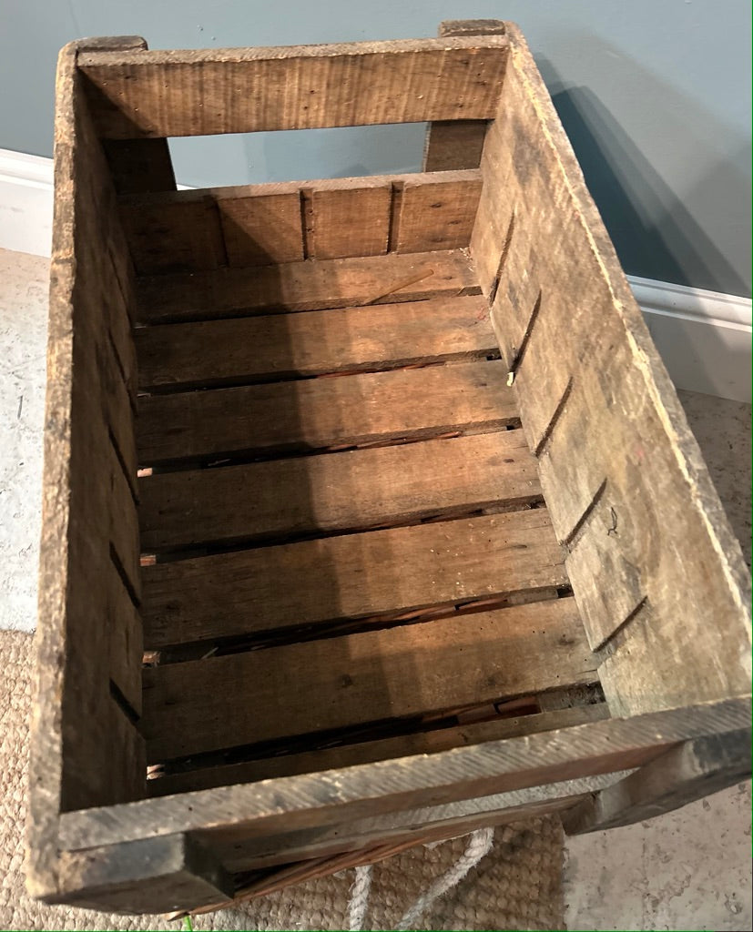 Vintage Wooden Box / Crate - Frik Pils