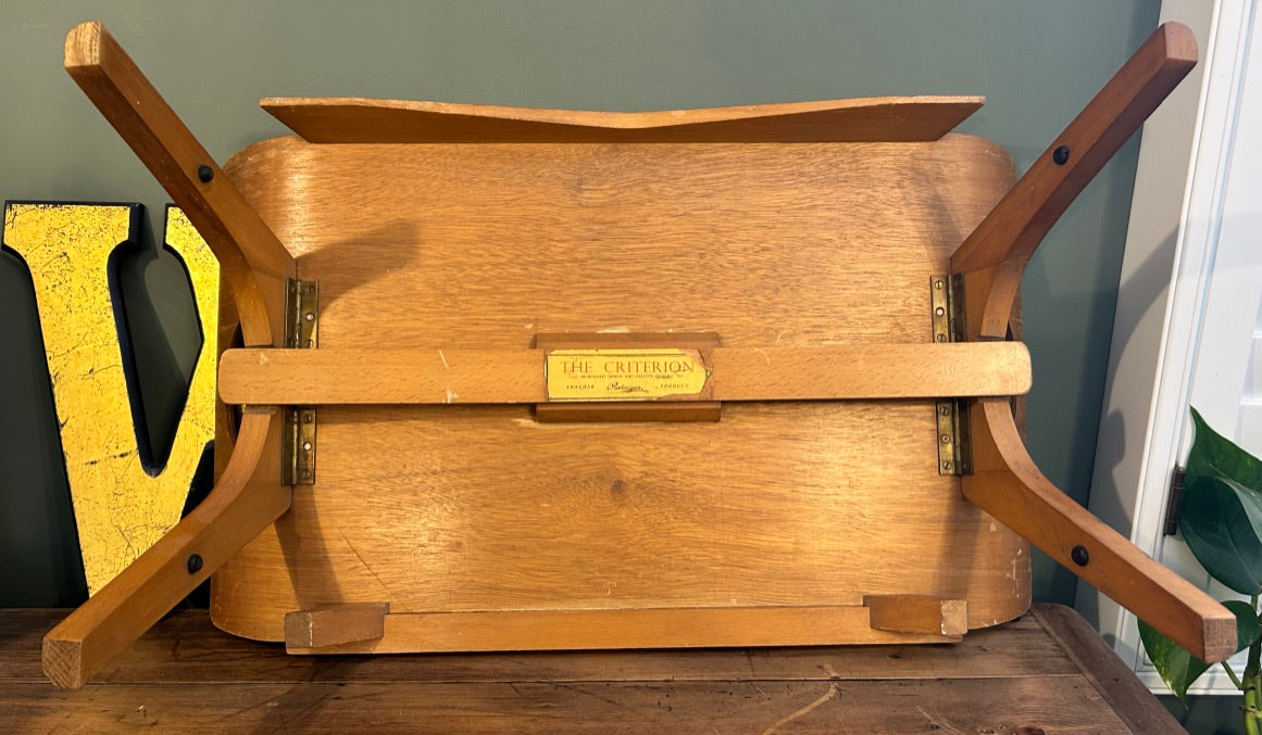 Vintage Mid Century Lap Tray - Made by The Criterion
