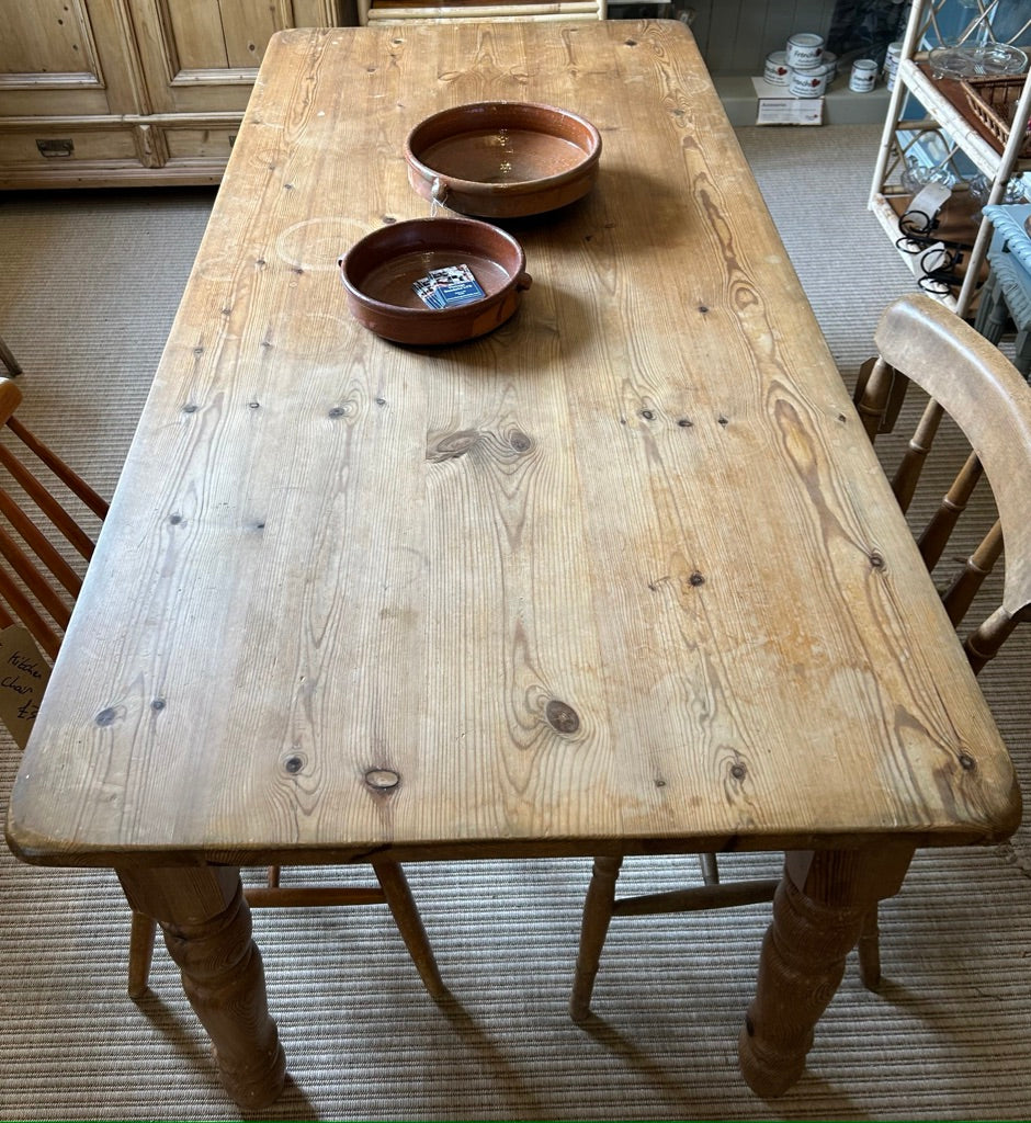 Rustic 6ft Pine Farmhouse Table