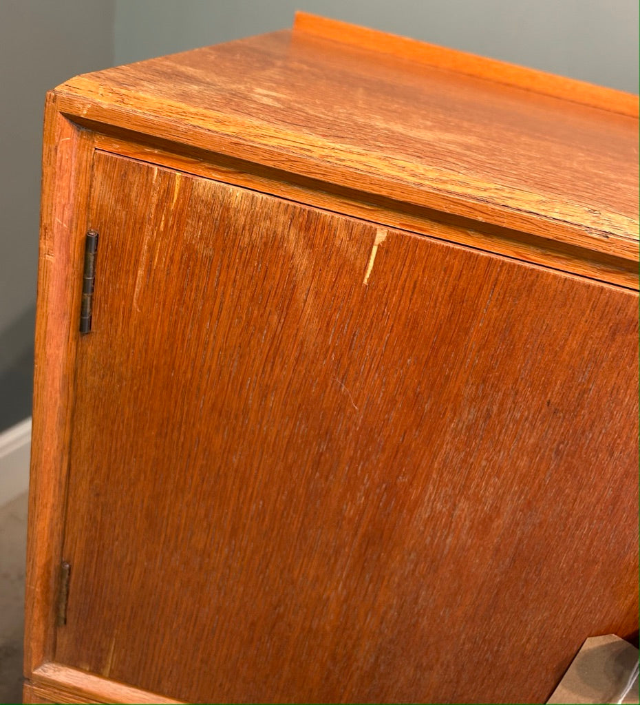 Retro mid century Tall Boy cupboard - project