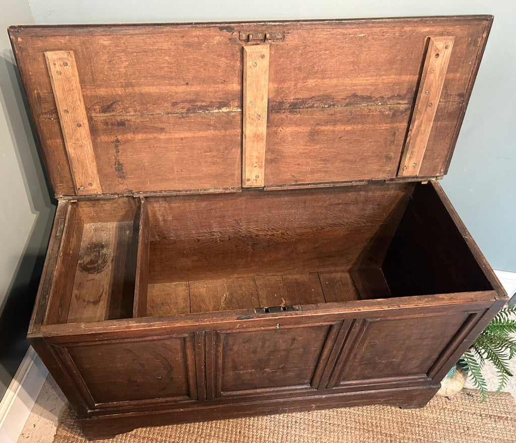 19th Century Antique Oak Coffer