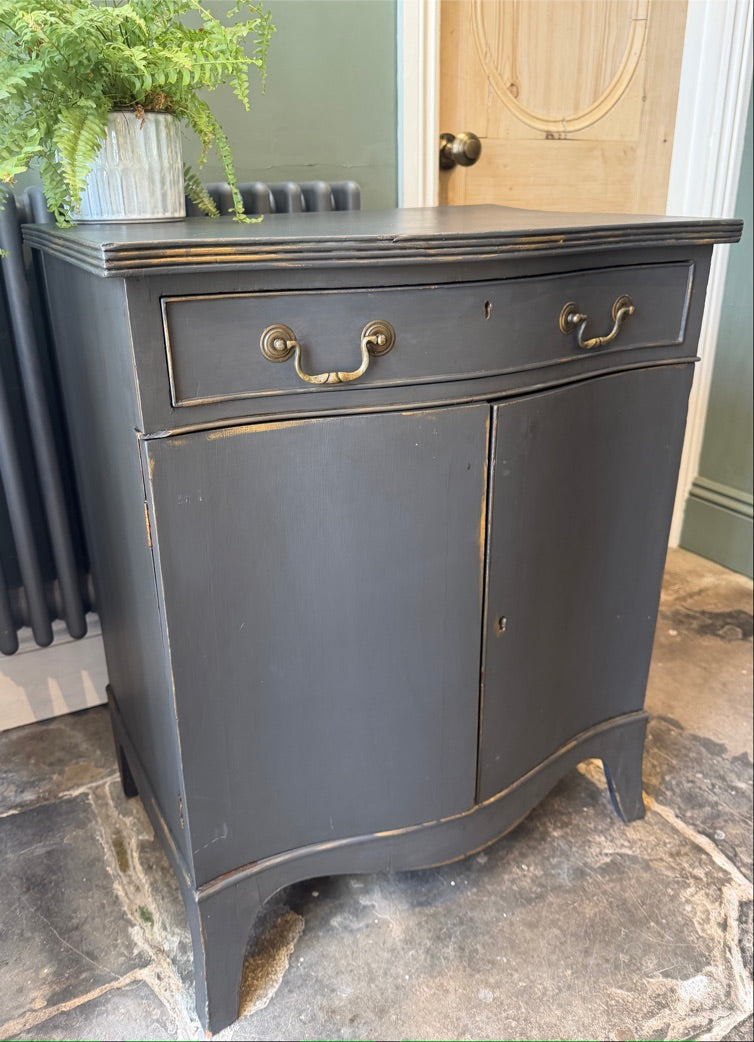 Vintage Painted Cupboard with Shelving
