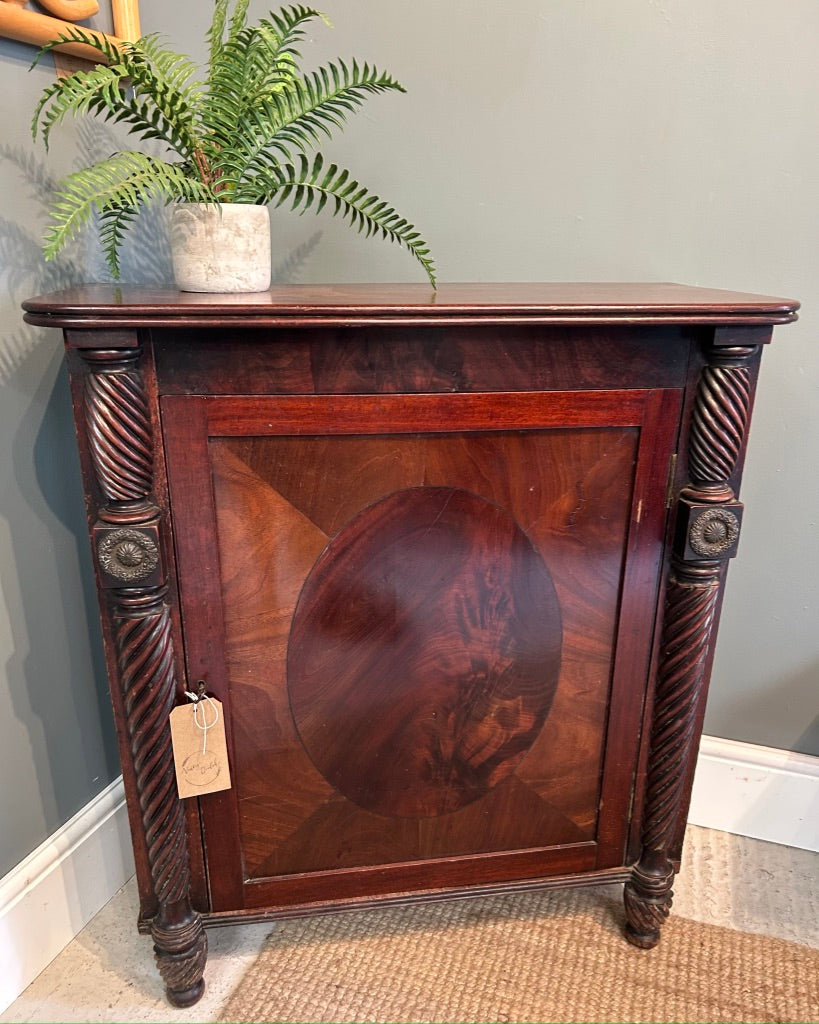 Antique Mahogany Ornate Cupboard