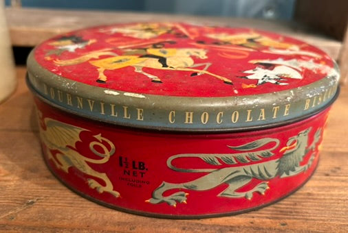Bournville Red Vintage Tin