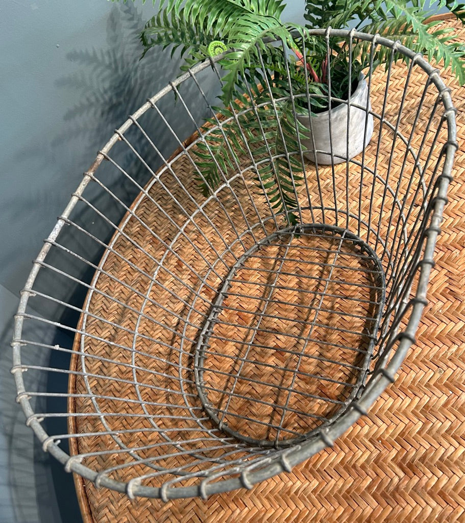 Vintage Wire Basket