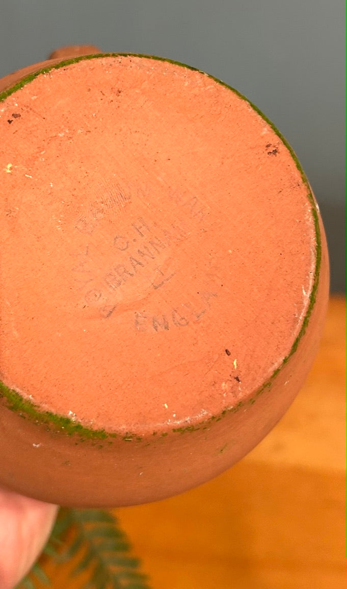Vintage Brannam Terracotta Jug