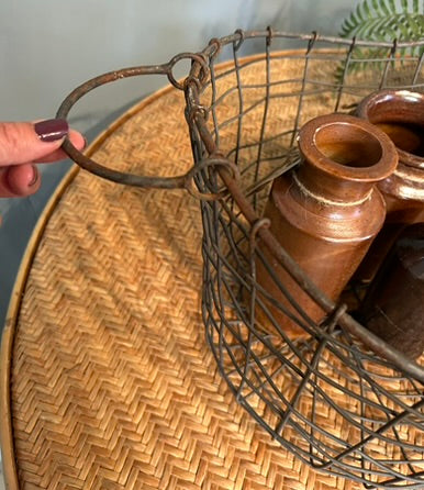 Vintage Wire Basket