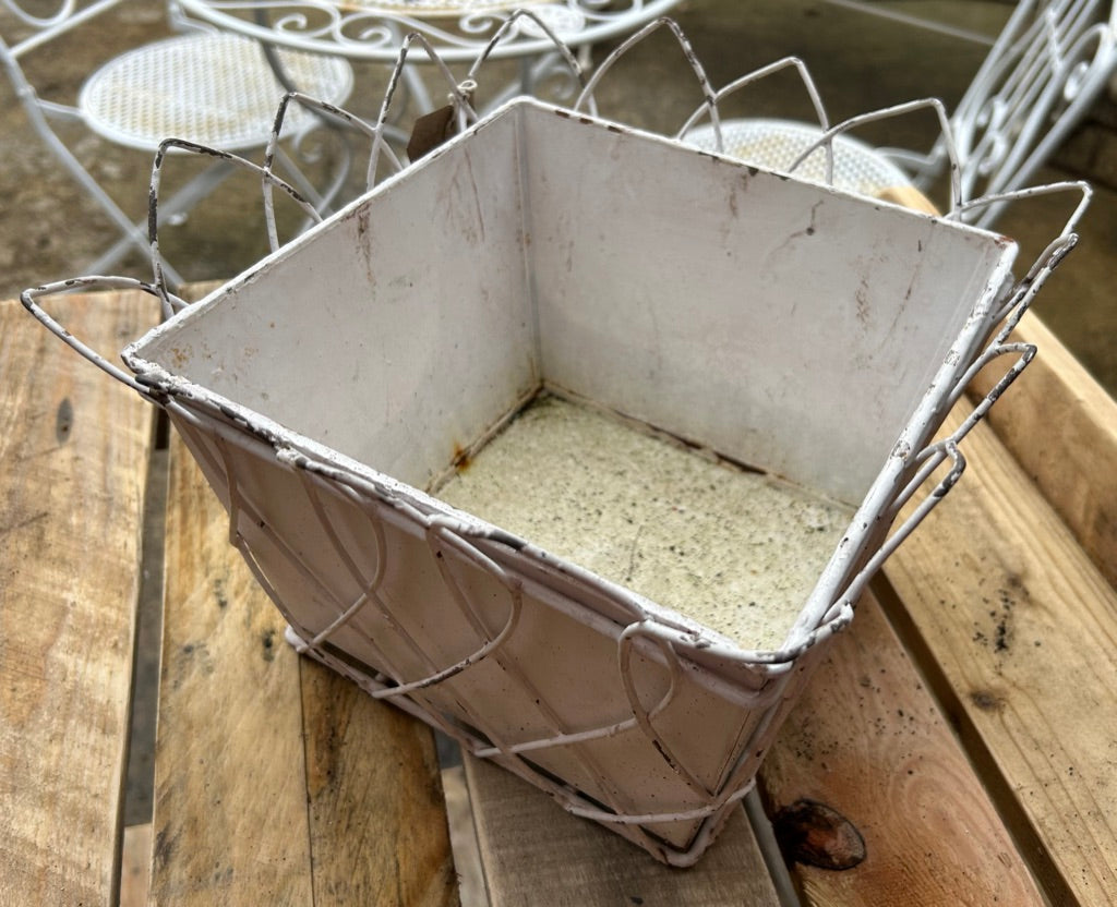 Vintage Wire Work Planter