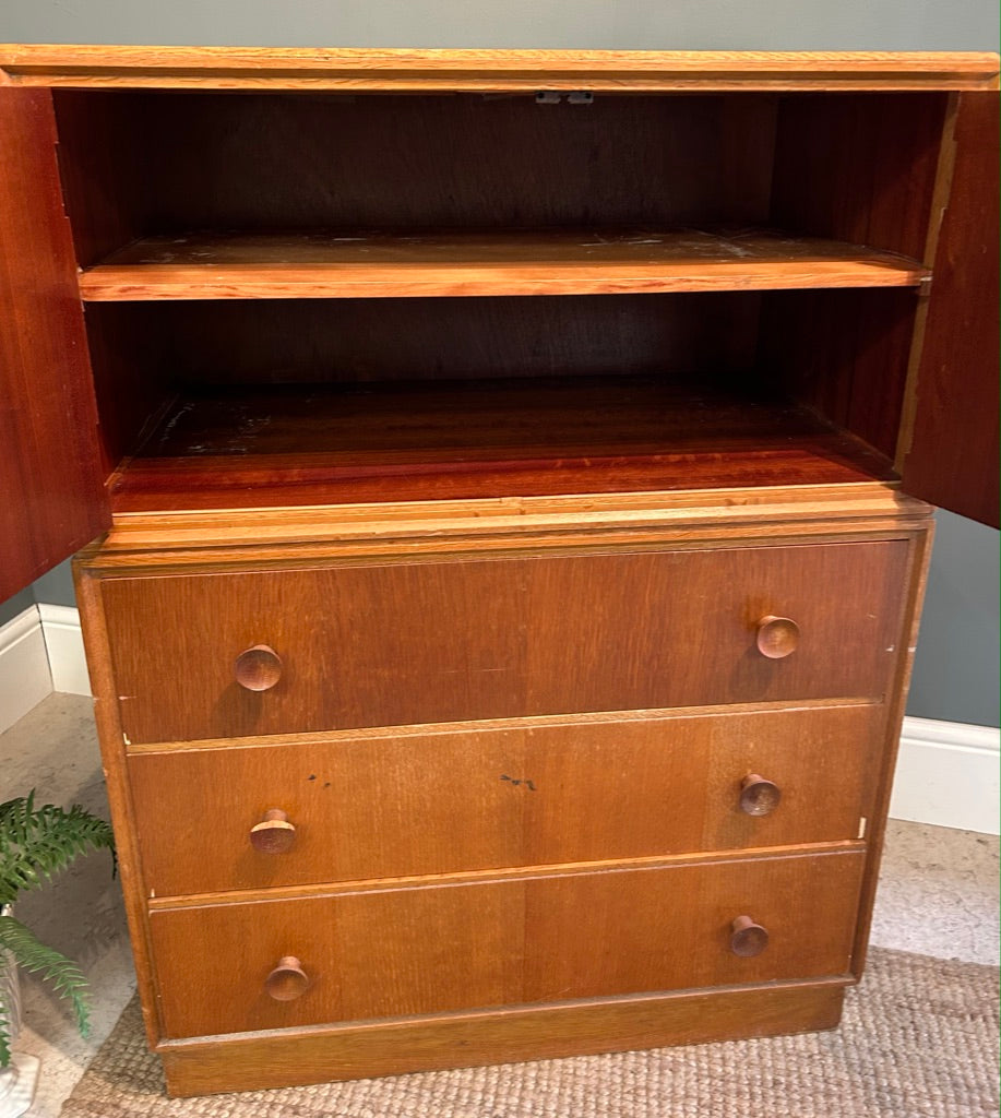 Retro mid century Tall Boy cupboard - project