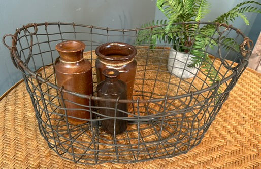 Vintage Wire Basket