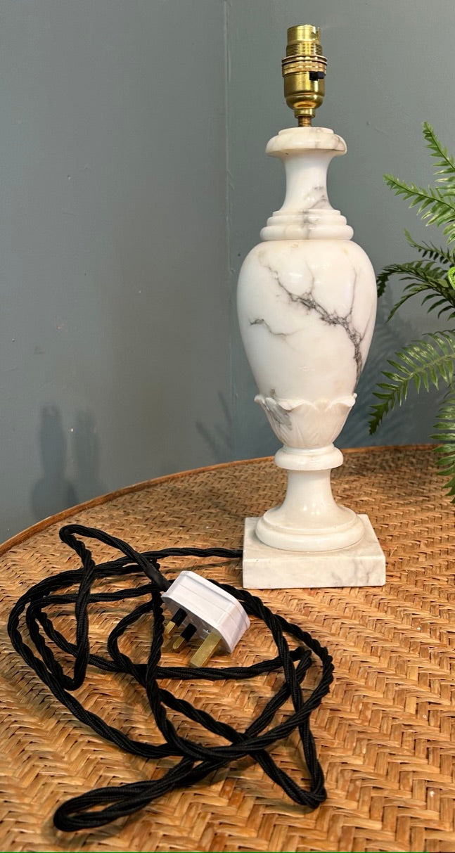 Vintage Mable Lamp Base with Brass Fittings