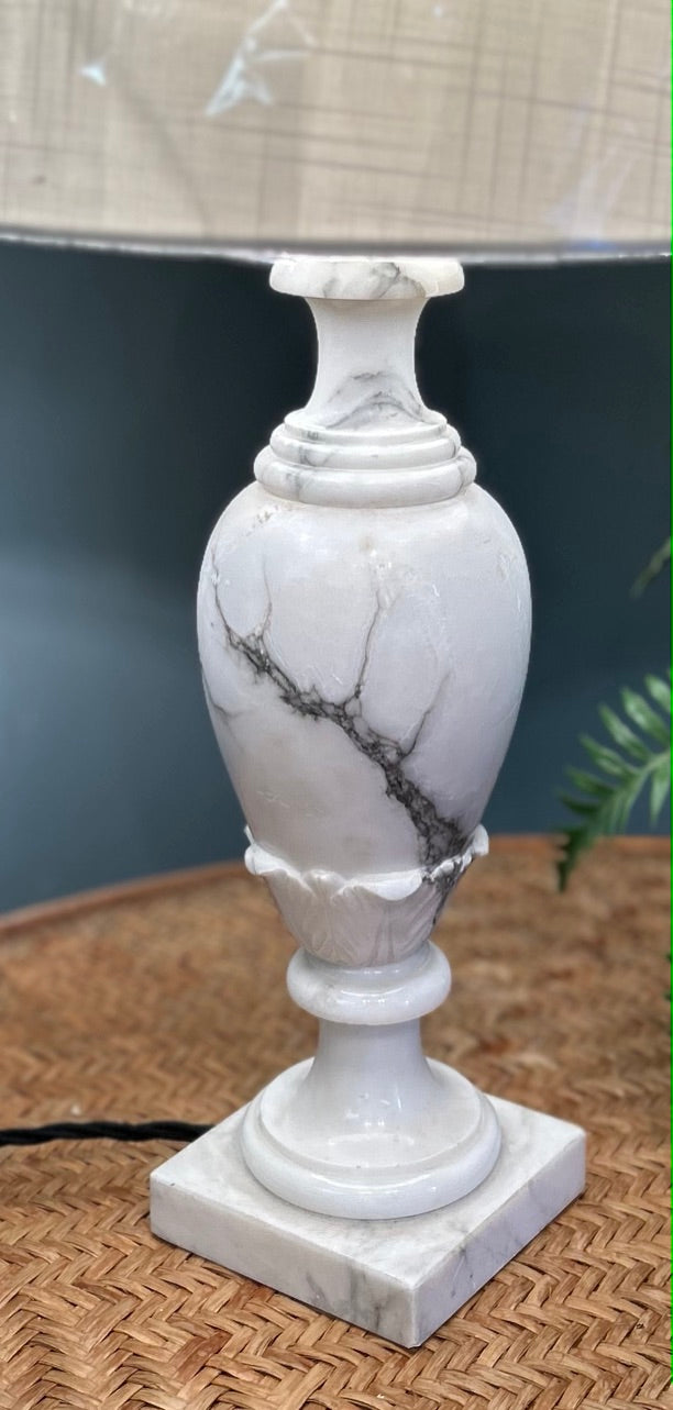 Vintage Mable Lamp Base with Brass Fittings