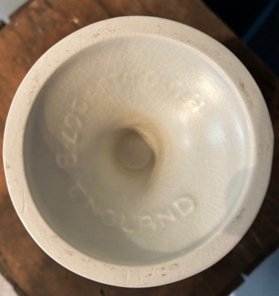 Vintage Dartmouth Pottery White Vase
