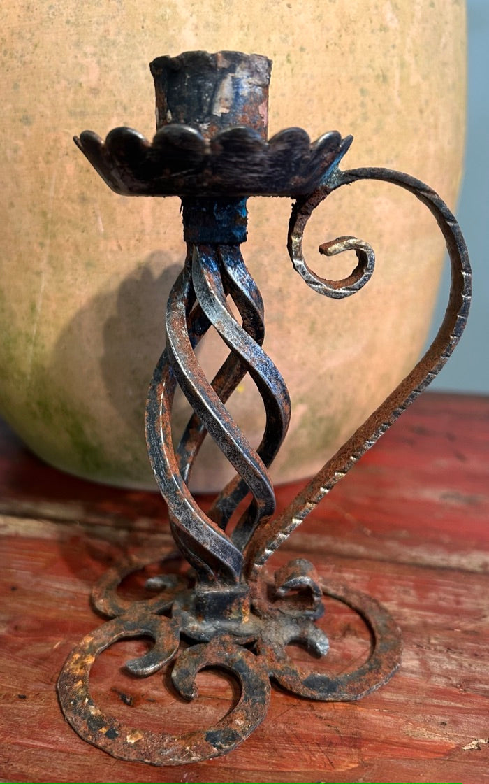 Vintage Metal Work Candle Holder