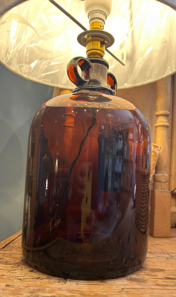 Vintage Somerset Cider Bottle Lamp