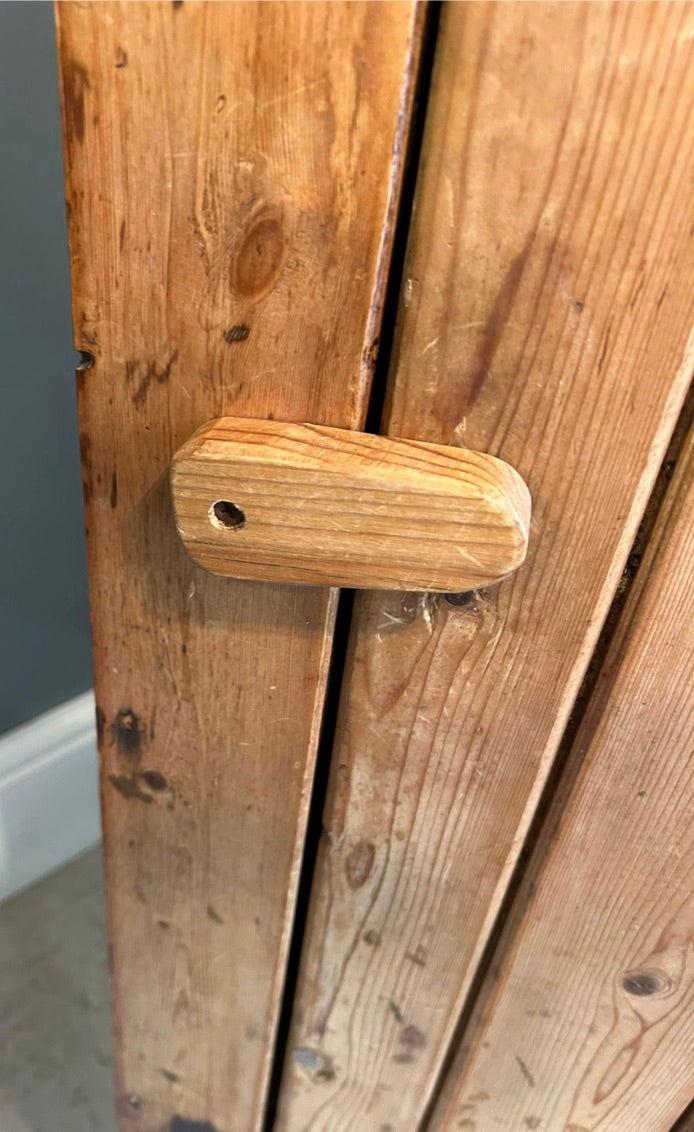 Antique Pine Timber Clad Larder Storage Cupboard