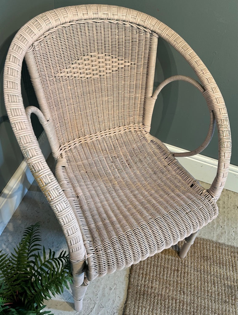 Vintage Lloyd Loom Wicker Chair