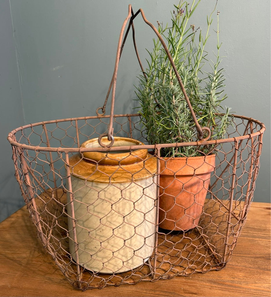 Vintage Wire Basket