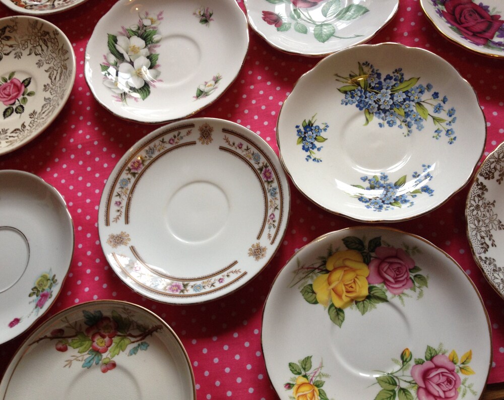 Mismatched Job Lot of 100 Saucers