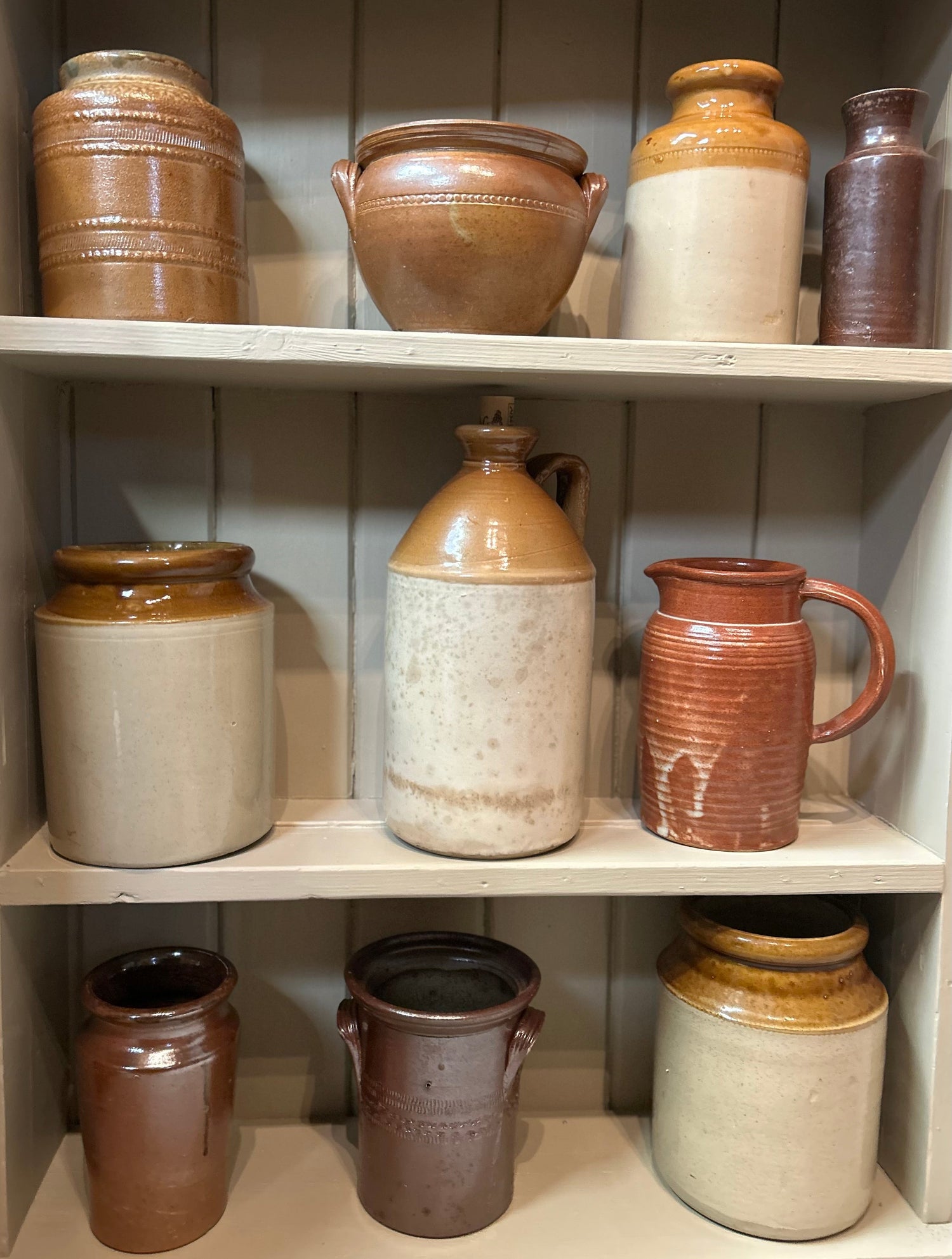 Rustic Salt Glaze and Earthenware Pots