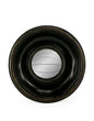 Vintage Style Antiqued Black Deep Framed Extra Small Convex Mirror - Perfect to add to a gallery wall.