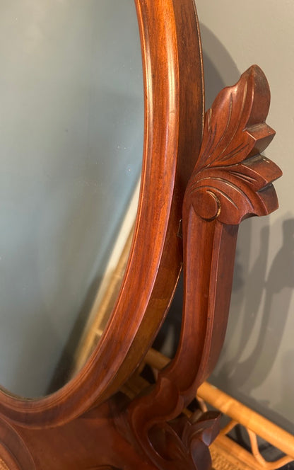 Antique Dressing Table Mirror with vanity pockets