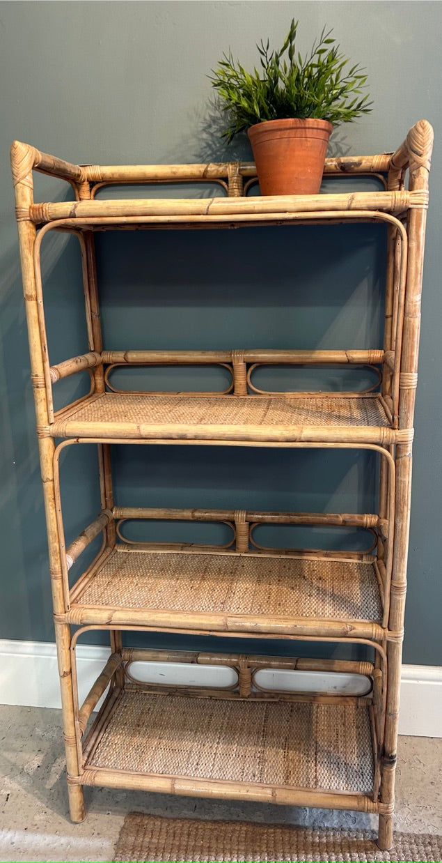 Vintage Bamboo Shelves